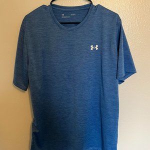 Under Armour athletic top Size: Large Color: Heather blue